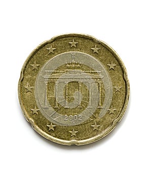 20Â euro centÂ denomination circulation coin